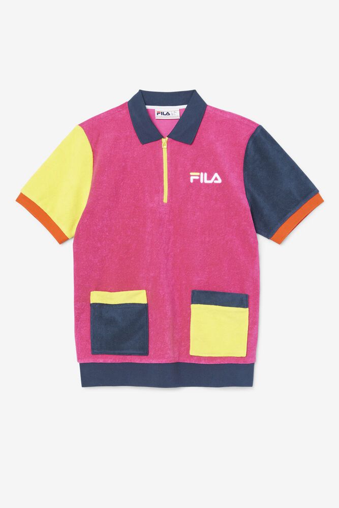 Fila Miesten Polo Analu Pinkki - AYPX-17054